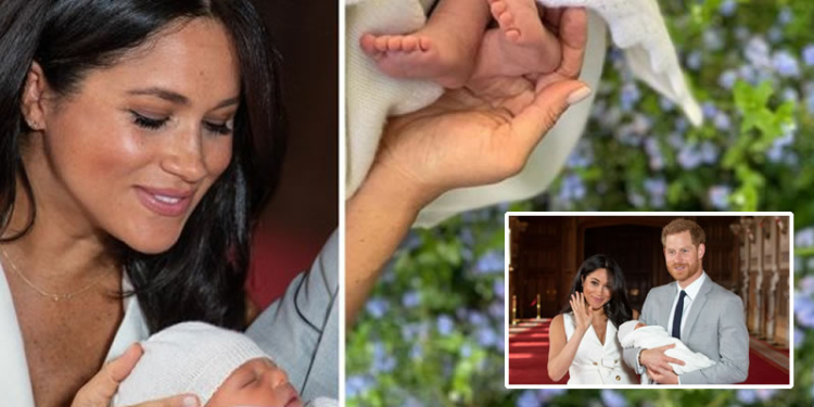 Meghan Markle and Prince Harry proudly shared a photo of royal baby Archie