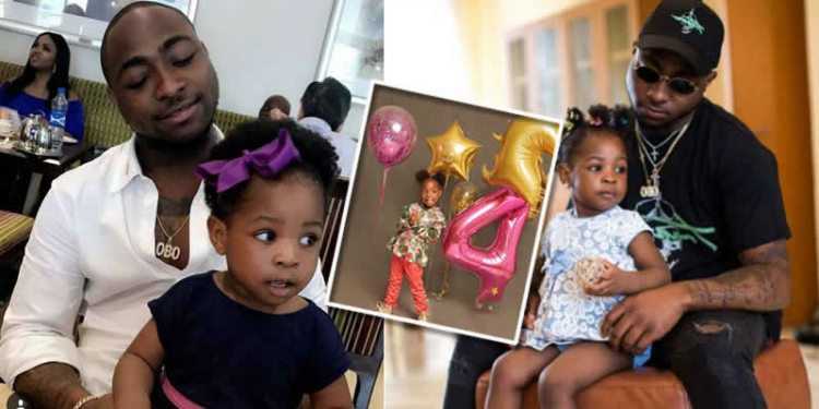 Davido celebrates daughter, Imade on her 4th birthday