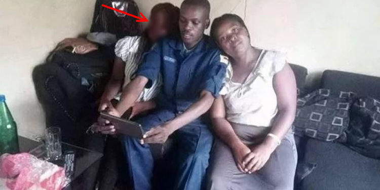 Constable Moses Nigel Jalasi, his wife and victim