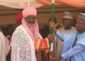 The newly appointed Emir of Bichi, Alhaji Aminu Ado Bayero nd Gov. Ganduje