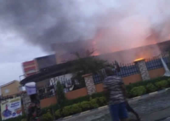 Soul Lounge on fire in Abuja