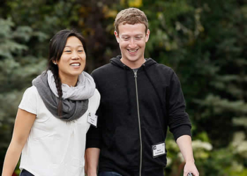 Mark Zuckerberg and his wife, Priscilla Chan
