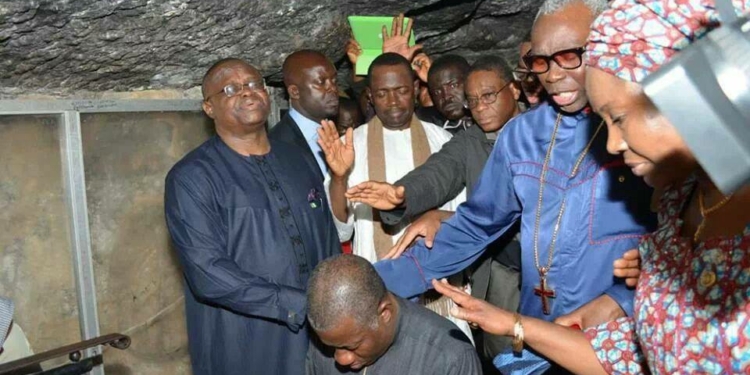 CAN delegates praying for Goodluck Jonathan