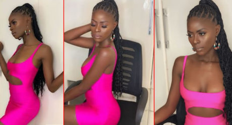 BBN star, Khloe flaunts her cleavage in skintight revealing dress (Photos)