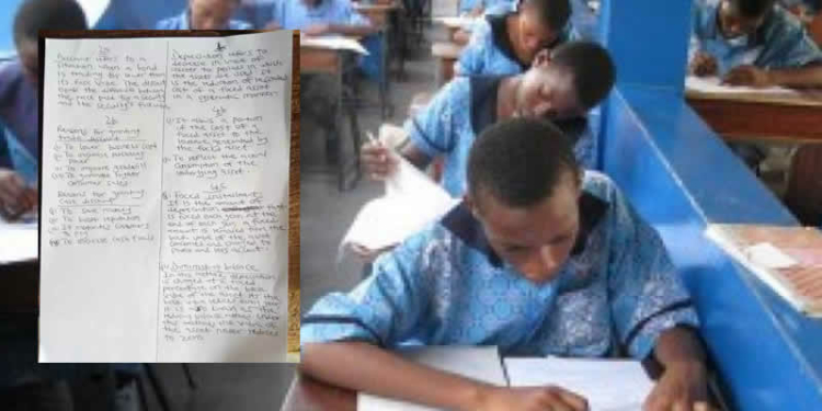 WAEC answer sheets put teacher in trouble