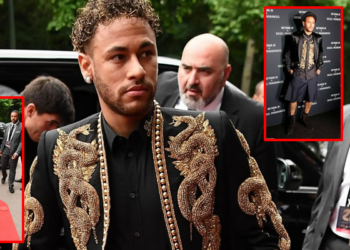 Football star, Neymar steps out in stylish outfit