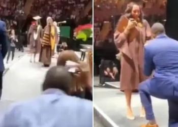 Man proposes to fiancé at her graduation ceremony