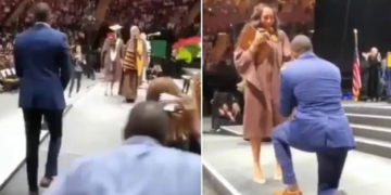 Man proposes to fiancé at her graduation ceremony