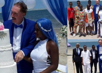 Nigerian woman gets married to an elderly White man