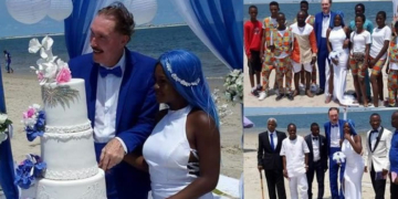 Nigerian woman gets married to an elderly White man