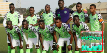 Flying Eagles stars representing Nigeria