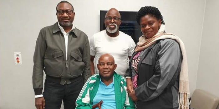 Otedola,Chukwu,  Chukwu’s wife, Lilian Nkeiruka, Amaju Melvin Pinnick