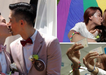 LGBT couples tie the knot as Taiwan legalizes same-sex