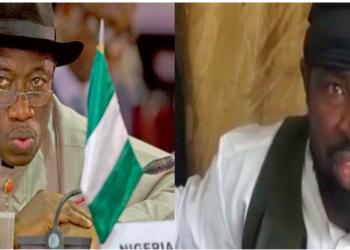 Ex-President Jonathan and Boko Haram Leader, Shekau