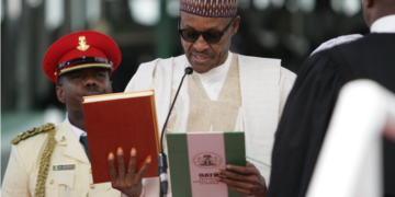 President Buhari takes oath