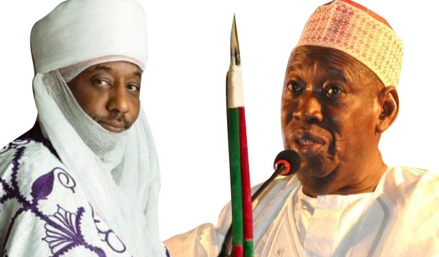 Emir Sanusi and Governor Ganduje