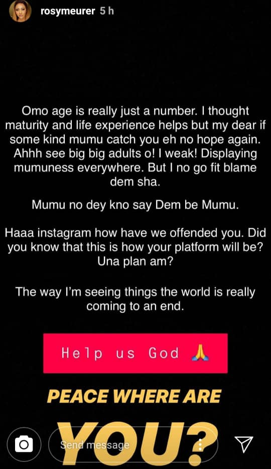 Who is Rosy Meurer throwing shade at in these new posts? (screenshots)