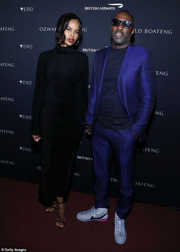Idris Elba and Sabrina Dhowre make first appearance as husband and wife after their Moroccan wedding (Photos)