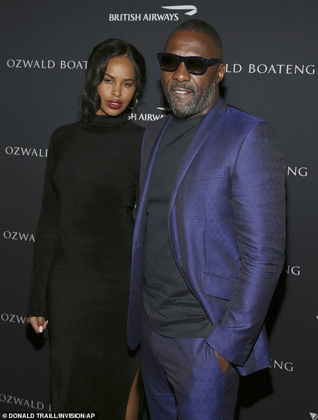 Idris Elba and Sabrina Dhowre make first appearance as husband and wife after their Moroccan wedding (Photos)