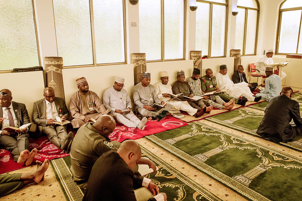 President Buhari participates at the opening of 2019 Ramadan Tafsir at the?State House Mosque (Photos)