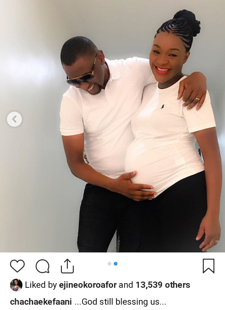 Chacha Eke-Faani is expecting baby number 3