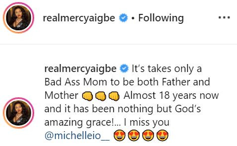 #MothersDay:?Mercy Aigbe celebrates herself for playing the role of father and mother to her kids for the past 18-years