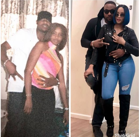 "If she was there when you were Nothing, Never loose her" Actor Ninalowo says as he shares throwback photo of him and his wife