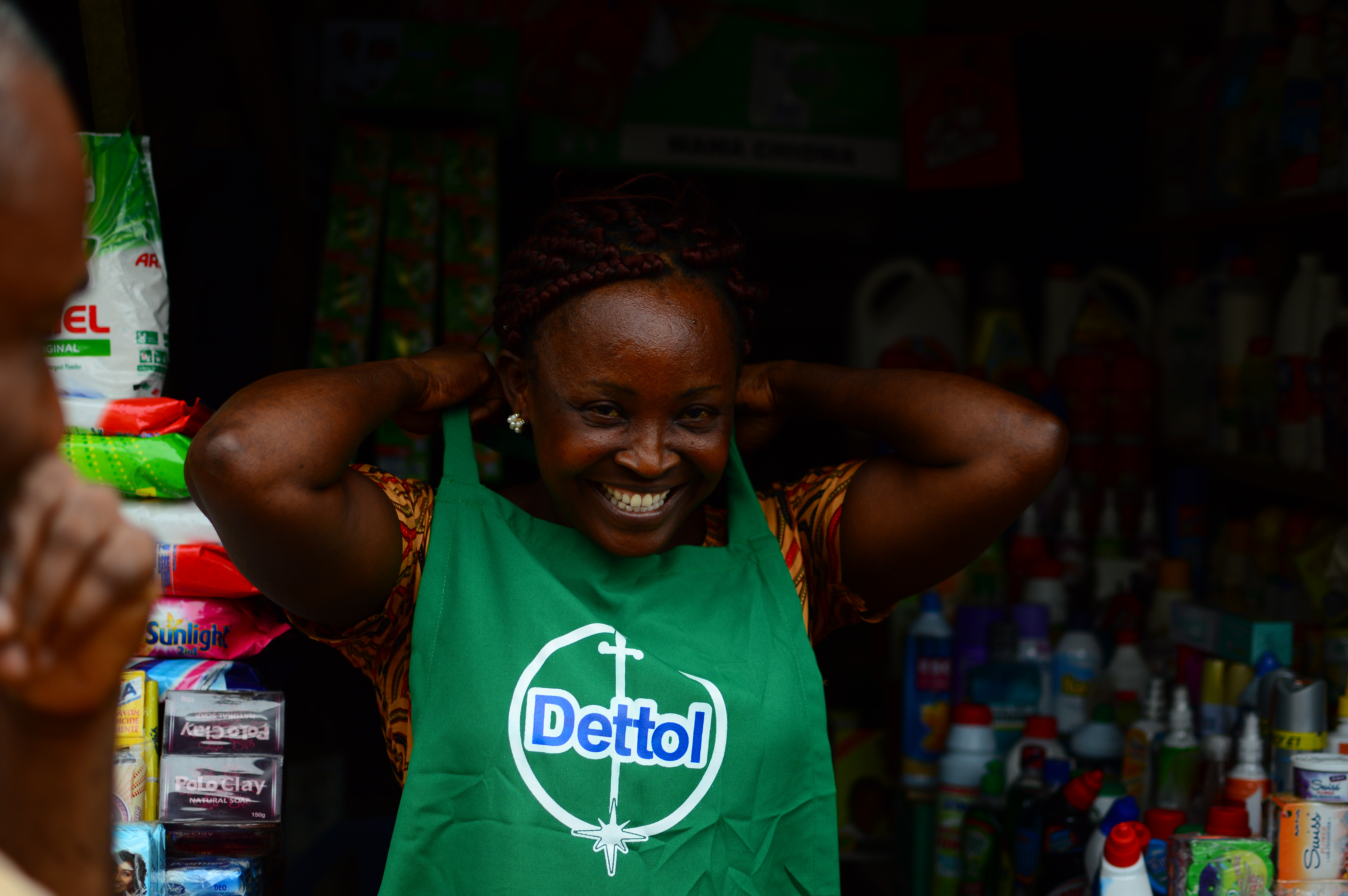 Funke Akindele Launches Dettol?s Newly Commissioned Hand Wash Site At Mushin Market