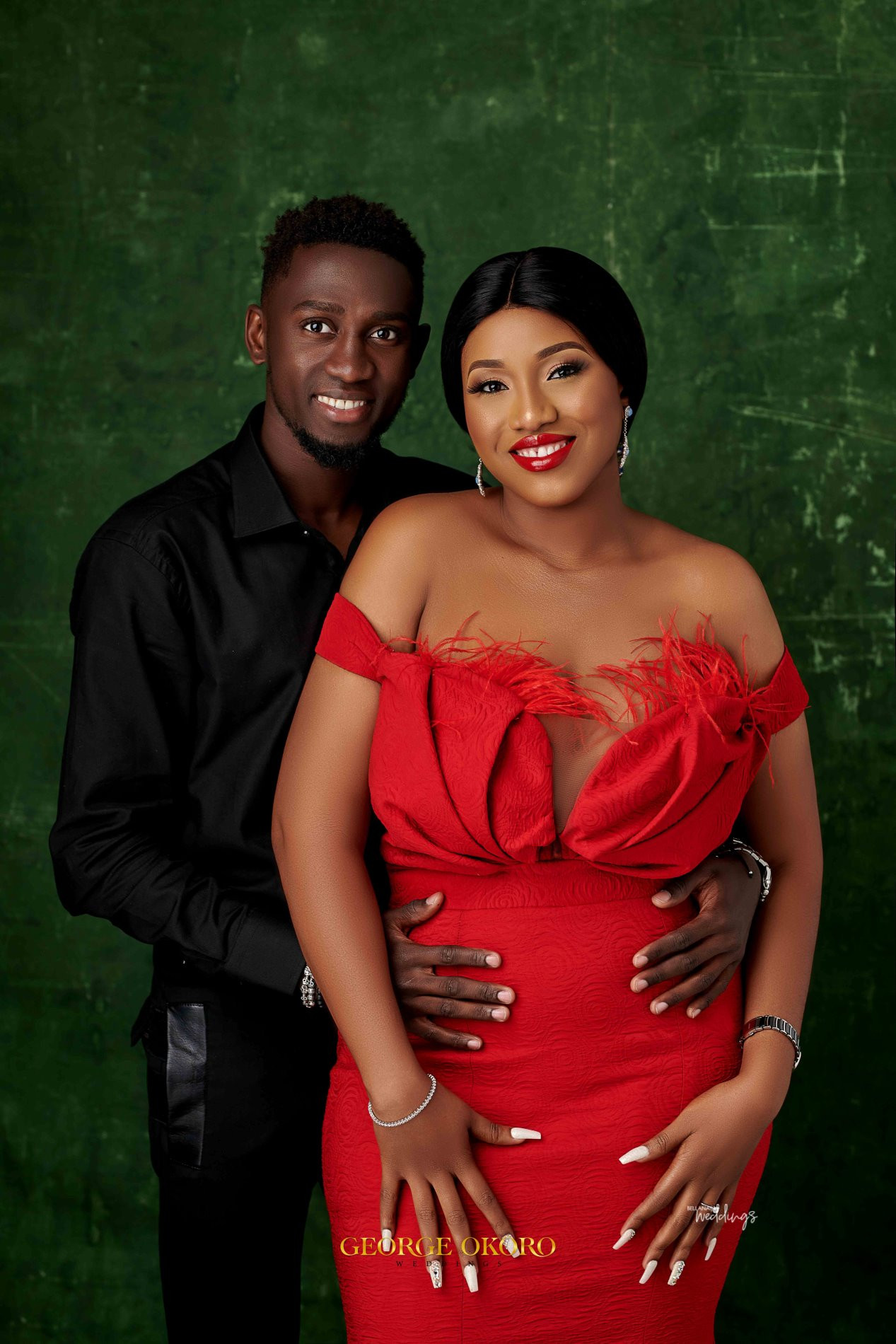Check out stunning pre-wedding photos of Super Eagles star Wilfred Ndidi and his lover, Dinma