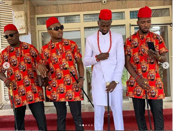 First photos from the traditional wedding of Super Eagles and Leicester City midfielder, Wilfred Ndidi 