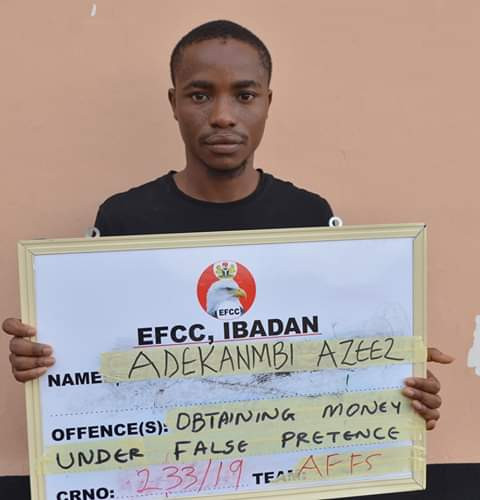  Photos: Young man all smiles as he, three others bag jail terms for internet fraud in Abeokuta