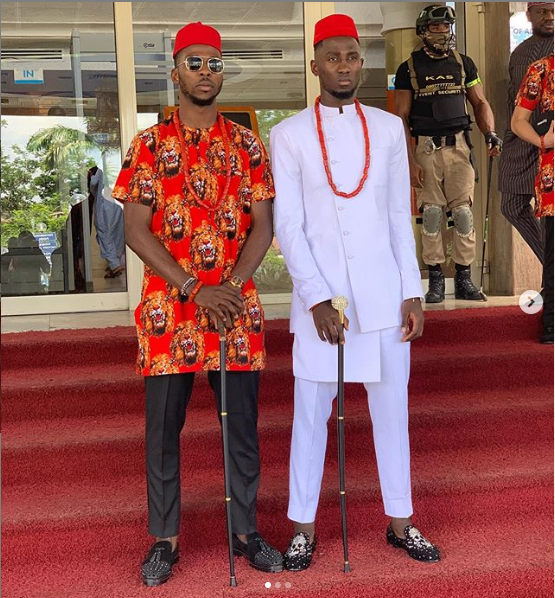 More photos from the traditional wedding of Super Eagles and Leicester City midfielder, Wilfred Ndidi