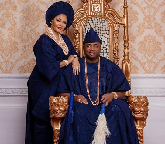 Lagos monarch,?King saheed?Elegushi celebrates 16th wedding anniversary with his first wife, Queen Aramide Sekinat (Photos)