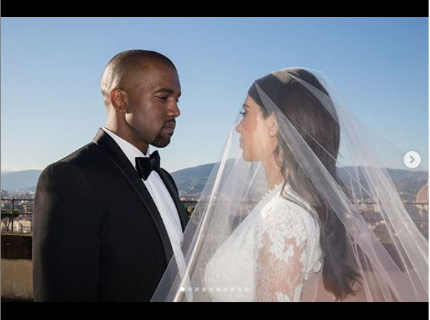 Kim Kardashian shares beautiful wedding photos on 5-Year Anniversary with Kanye West