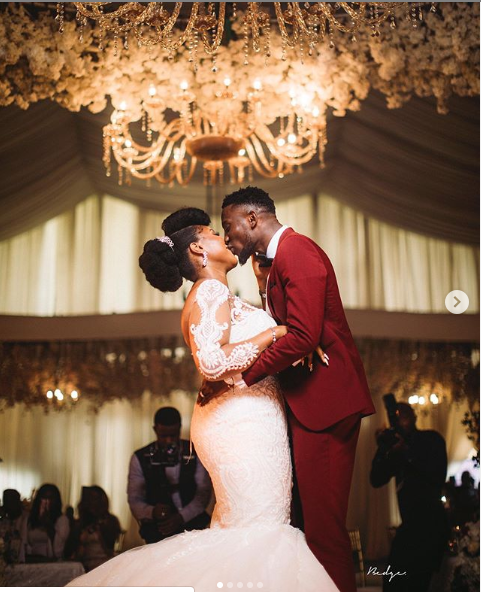 Check out more beautiful photos from the white wedding of Super Eagles midfielder, Wilfred Ndidi