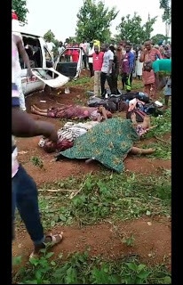 Photos: First Class graduate killed three days after her traditional wedding as truck rams into 18-seater bus along Hawan- Kibo-Jos road