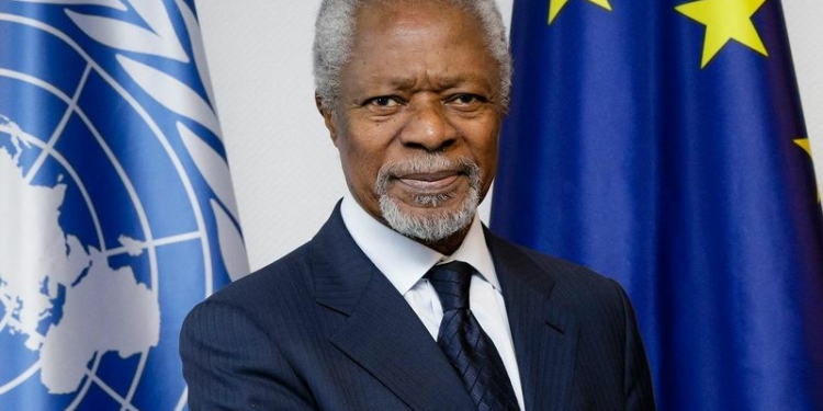 United Nations issues new stamp to honour Kofi Annan
