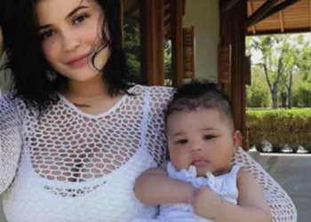 Kylie Jenner and baby, Stormi Webster