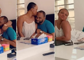 Blossom Chukwujekwu and wife get goofy on social media