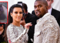 Kim Kardashian and her husband Kanye West loved up