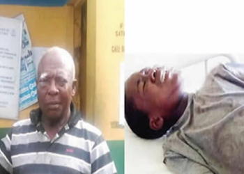 Left: Suspect Jeremiah Obifor; Rightgt: Victim, 12-yr-old boy, Goodluck Ameachi