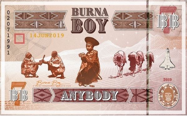 Self-styled African Giant, Burna Boy Out With ‘Anybody’