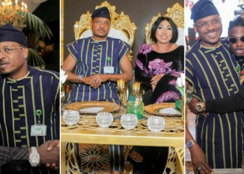 Quilox night club boss, Shina Peller's wife organises surprise inauguration dinner for him as he becomes a House of Reps member
