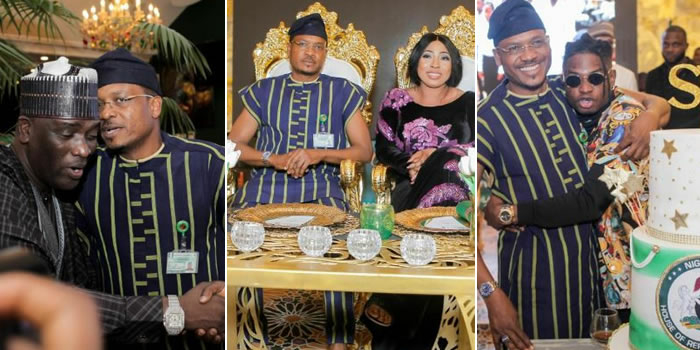 Quilox night club boss, Shina Peller's wife organises surprise inauguration dinner for him as he becomes a House of Reps member