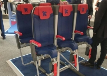 The saddle or standing seats designed for planes