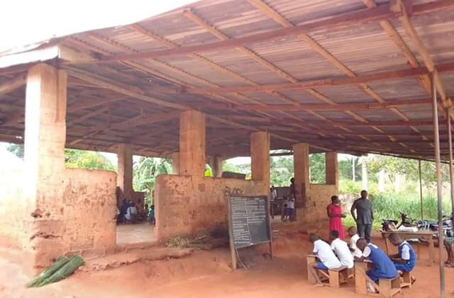 Photos: "I sheded tears when I passed there" - Man bemoans state of a primary school in Enugu State