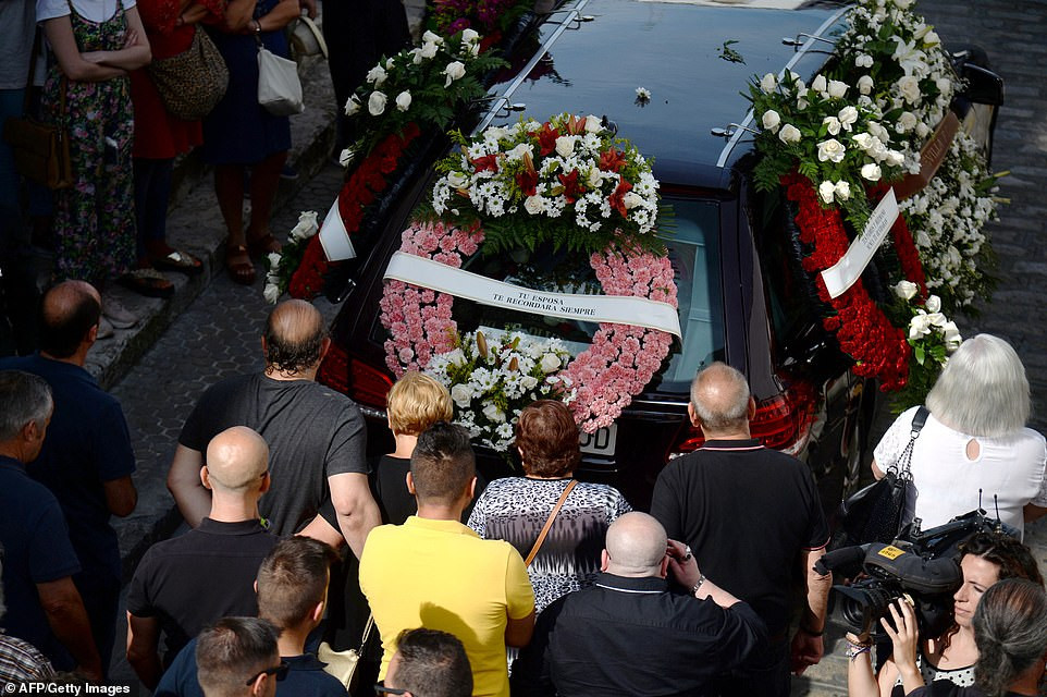 Former Arsenal and Spain footballer, Jose Antonio Reyes laid to rest after car crash (Photos)