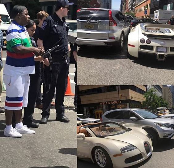 American actor,?Tracy Morgan gets in an accident barely 15-minutes after buying a?$2 Million Bugatti