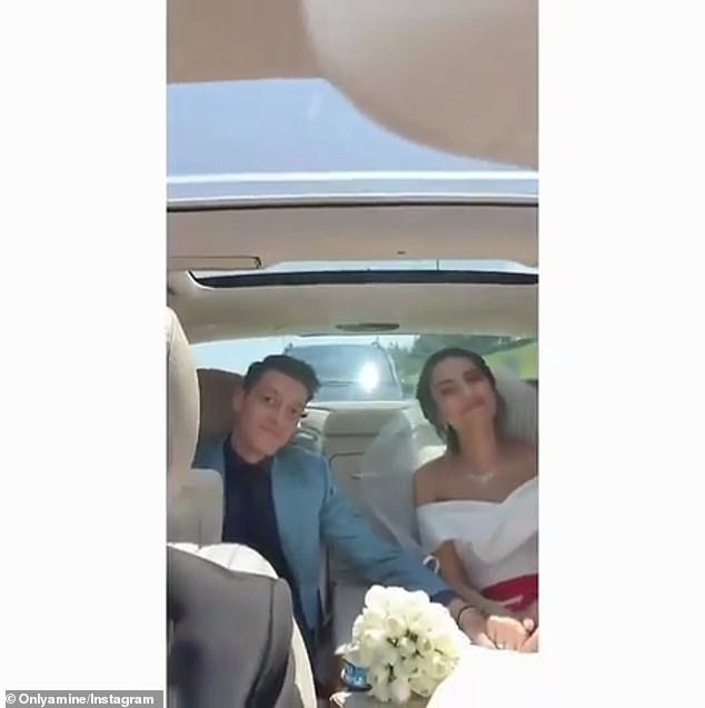 Arsenal star Mesut Ozil marries 2014 Miss Turkey Amine Gulse in glamorous Istanbul ceremony (Photos)