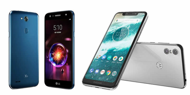Left: LG Smart phone; Right: Motorola Smart phone